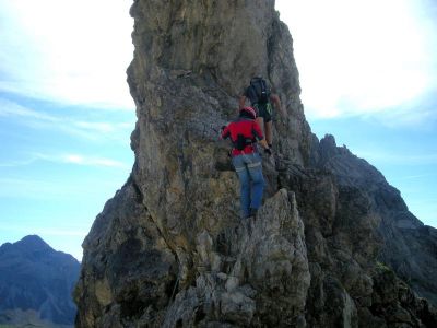 016-Gratkletterei am Mittleren Schafalpenkopf, 2302 m